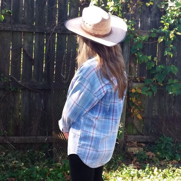 Vintage Distressed Shirt Reversed Dyed Faded Glory - Picture 2 of 4